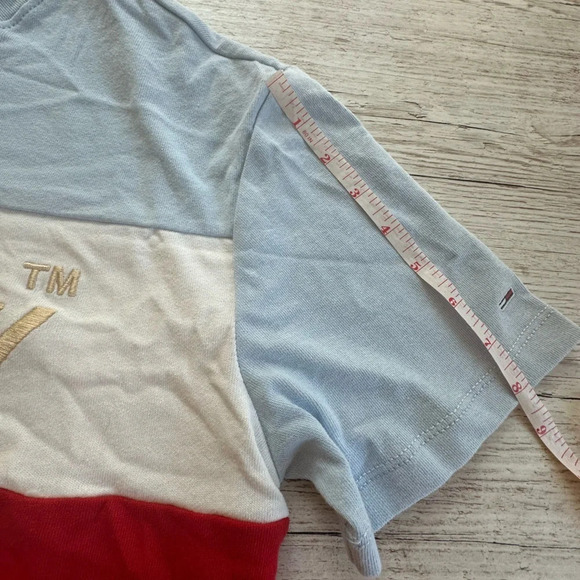 NWT Tommy Hilfiger Vintage Tommy Jeans Cropped Short Sleeve Tee Shirt XS - Picture 14 of 16